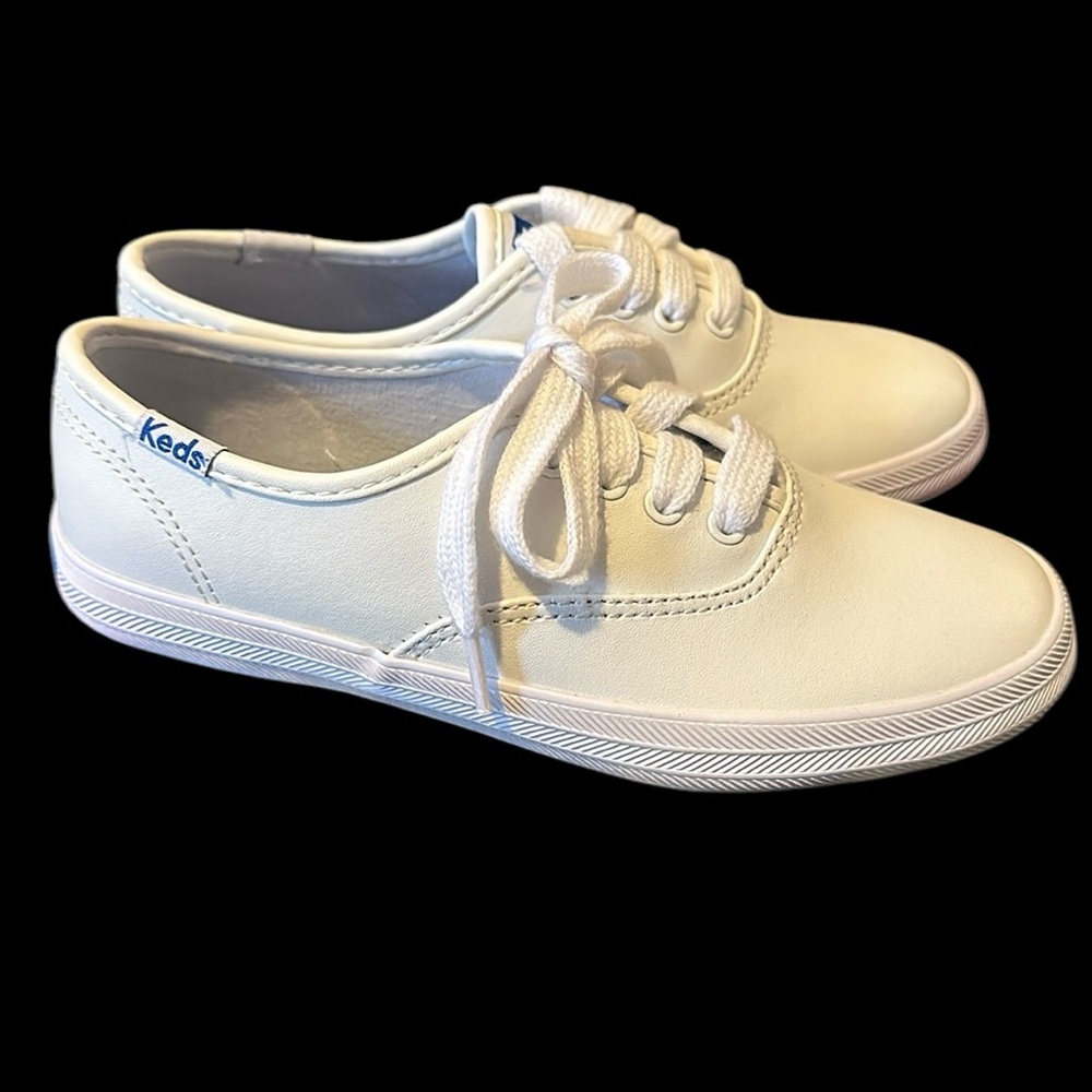 Keds Champion Originals Leather Lace Up Girls Sneaker
